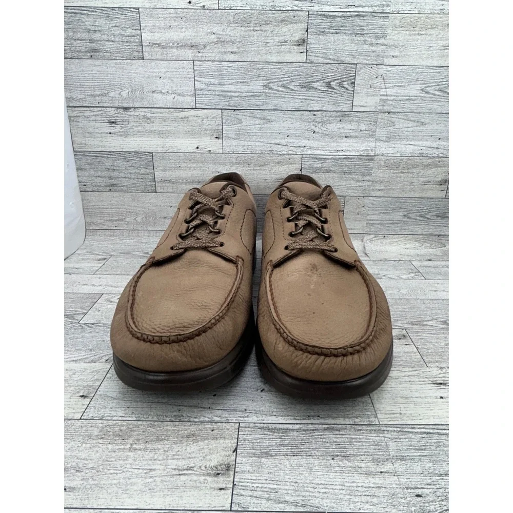 SAS Shoes Comfort Leather Lace Up Brown Oxford Casual Walking Men‎ Size 11.5 WW